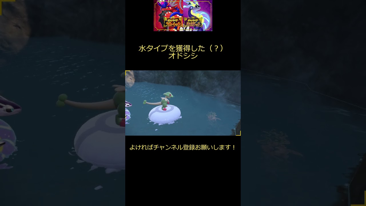 【小バグ】水中にいるオドシシと戦ってみた【ポケモンSV】 #pokemon