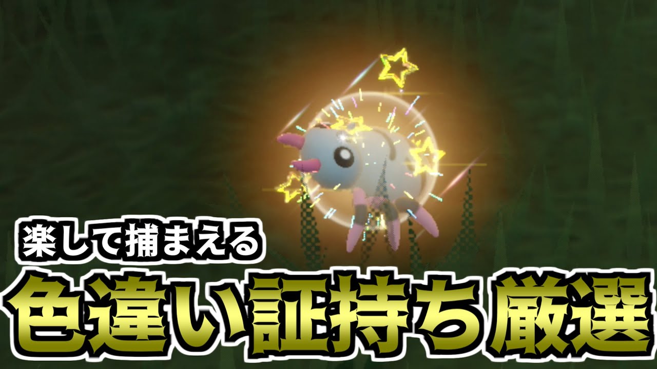 【ポケモンSV】楽して捕まえる色違い証持ち厳選（イトマル）【ゆっくり実況】