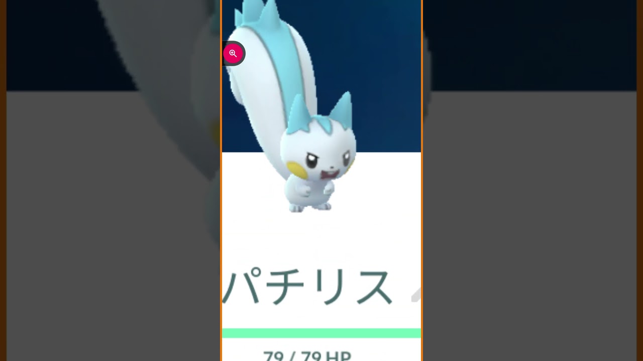#shorts◇日本で野生初出現のパチリス図鑑登録【ポケモンGO】＃600