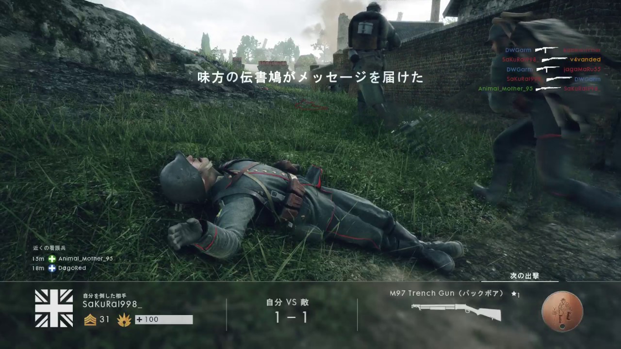 ウォーピジョン PS4 PRO BF1