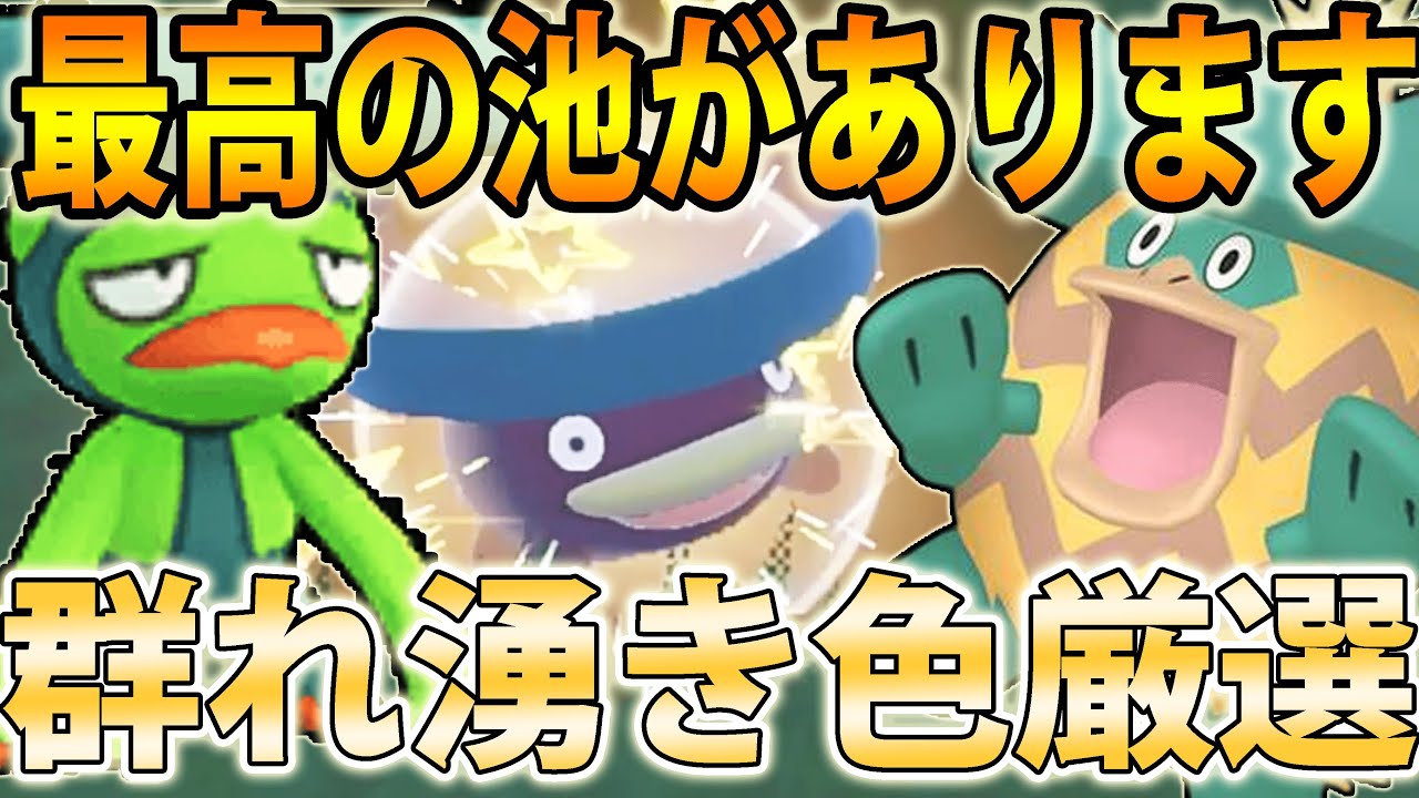【群れ湧き】色違いハスボー＆ルンパッパを簡単＆高効率にGETする方法紹介！最高の池があります【ポケモンSV】