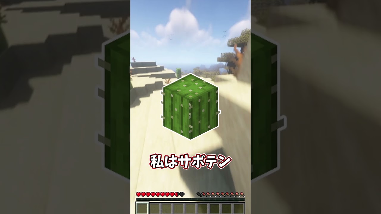 【霊夢vs魔理沙】ダメージを受け続けないといけない世界でのプレイの違い【ゆっくり実況/ゆっくり茶番】【マインクラフト/マイクラ】#shorts
