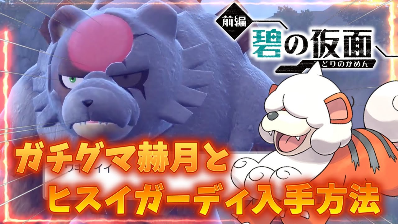 【ポケモンSV】一石二鳥！ガチグマ赫月(アカツキ)とヒスイガーディ入手方法！【ポケットモンスタースカーレットバイオレット】【ゼロの秘宝/碧の仮面】【mash.まろ/まっしゅまろ】