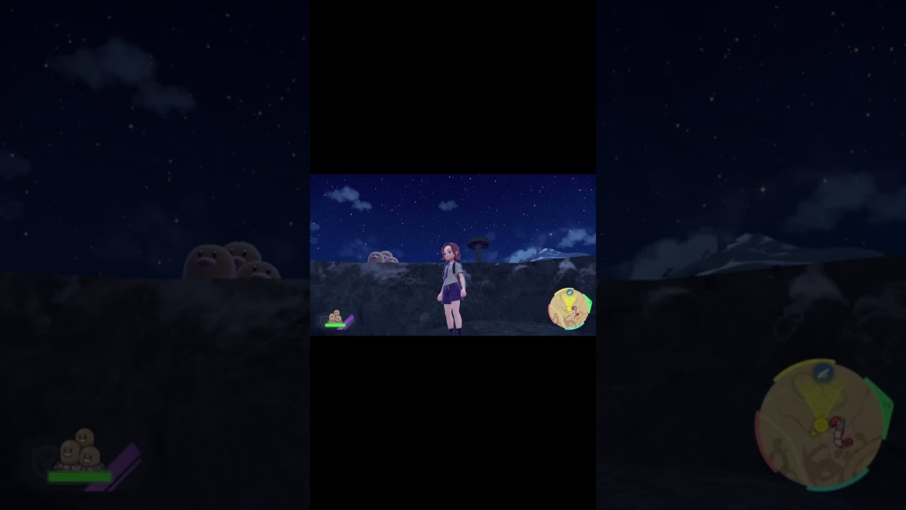 【ポケモンSV】ダグトリオの下を観察　体は極小？