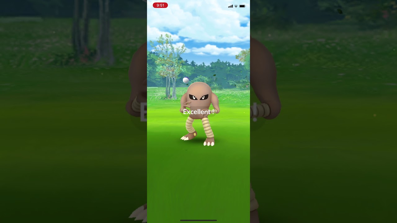 【ポケモンGO】サワムラー　エクセレントスロー　マジでヤバ過ぎる　＃Shorts