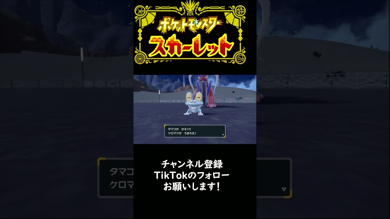 実装初日からいきなり色違いケロマツを出してしまう男　【ポケモンSV】