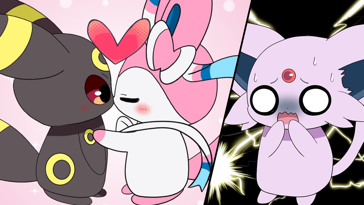 【ポケモンアニメ】ミニニンフィア VS ミニエーフィ！！ミニブラッキー争奪戦(前編)