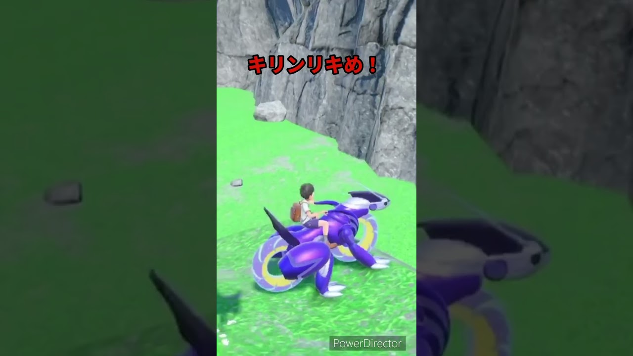 【ポケモンバイオレット】後ろからキリンリキ　#ポケモンバイオレット #ゲームリハビリ #shorts