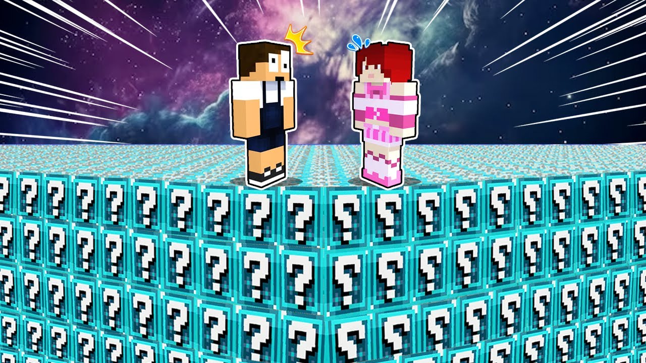 宇宙にあるダークラッキーブロックを開けてみた結果！？【まいくら・Minecraft】