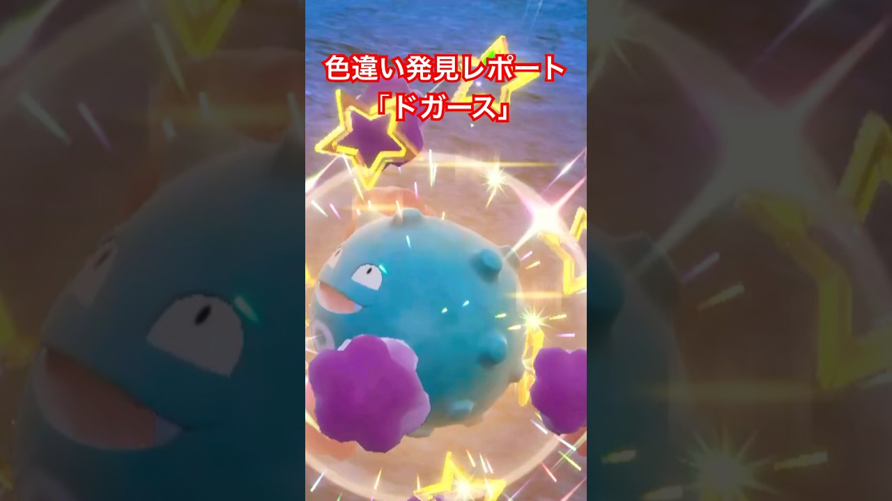ポケモンSV色違い発見レポート「ドガース」