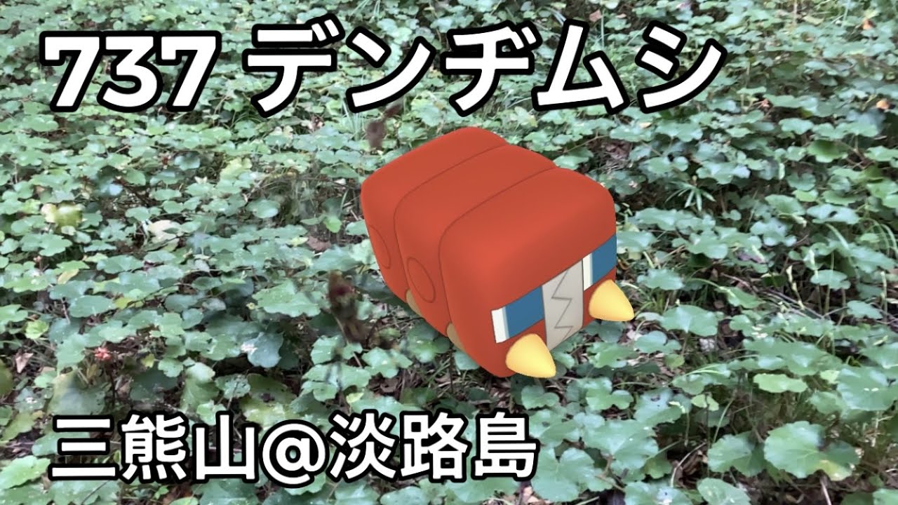 【ポケGO動くポケモンずかん】737デンヂムシ｜Charjabug｜ShinyPokémon【ポケモンGO】PoKeMoN GO AR｜AR動画｜NianticAR｜GOsnapshot｜淡路島