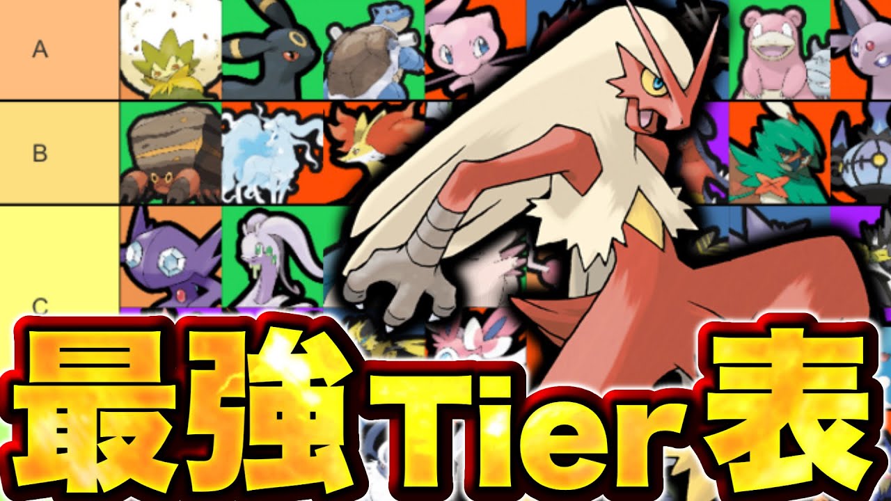 最新版ポケモンユナイト最強ランキング！バシャーモ実装と呪い下方でどうなった？【ポケモンユナイト】