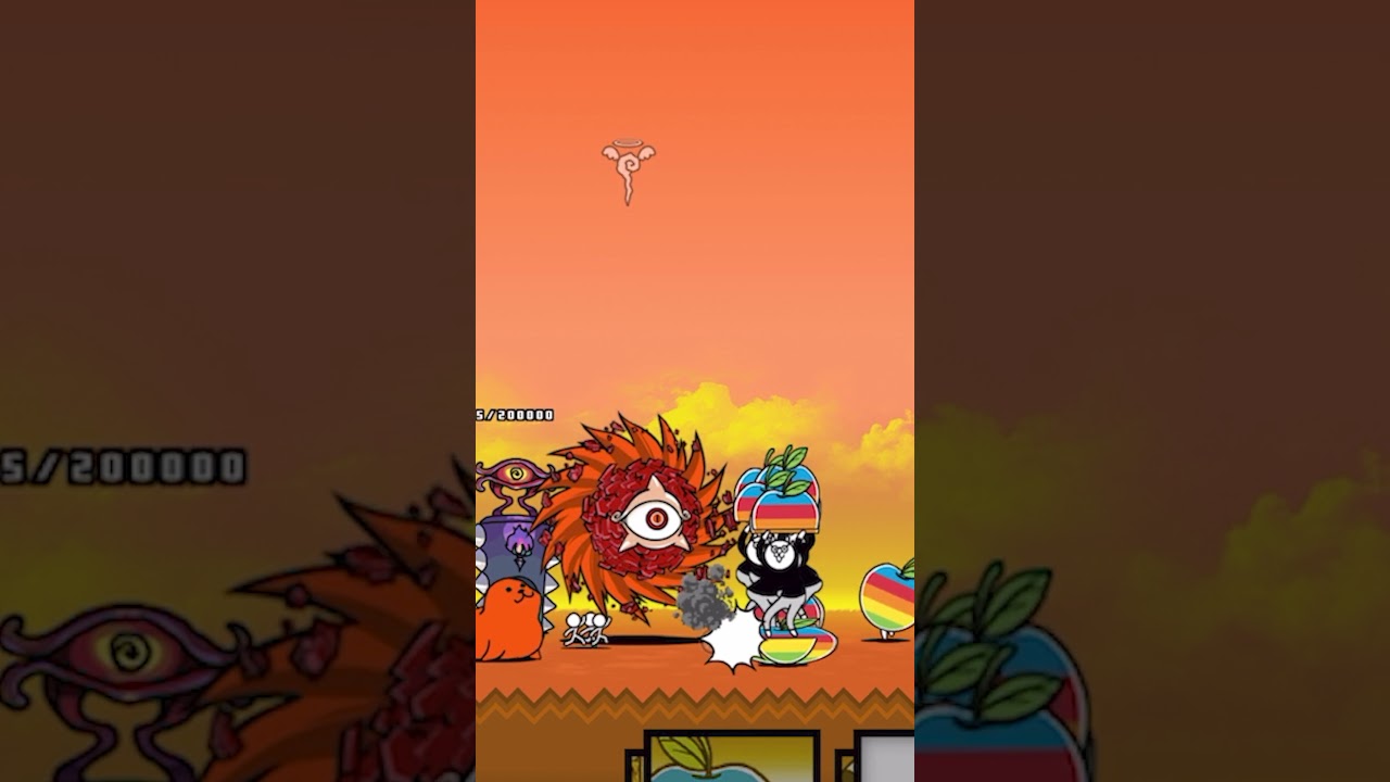 赤い敵をサンドバックにする方法　にゃんこ大戦争