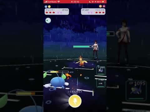 【ポケモンGO】 No.170 チョンチー スパーク&10まんボルト/Pokémon GO No.170 Chinchou Spark & 10 Man Bolt　#shorts