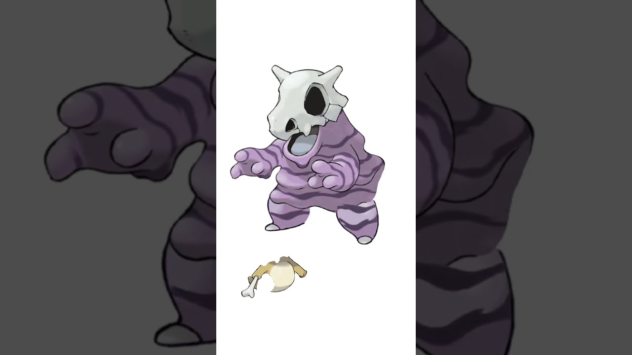 ベトベターとカラカラから出来た 合成アンデッドポケモン　#ポケモンフュージョン #pokemon #改造ポケモン  #伝説のポケモン