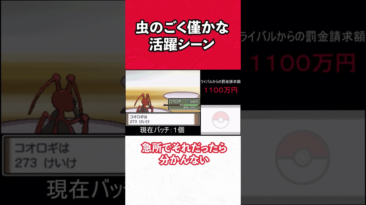 コロトックさんがナタネさんを粉微塵にするそうです。 #shorts #pokemon #ポケモン #ポケットモンスター #コロトック