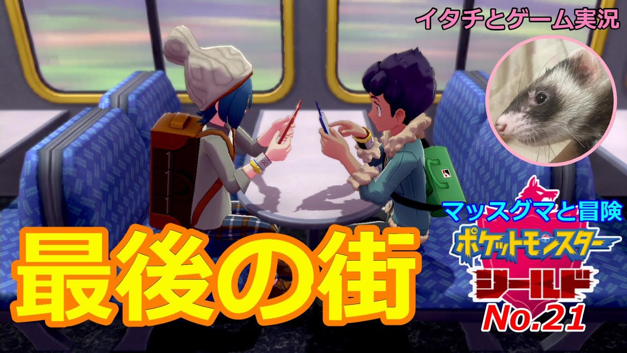 【ポケモン盾】マッスグマと冒険No.21【旅の終着点とまさかの再会】
