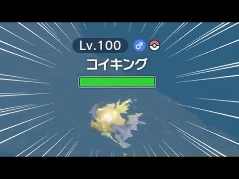 【神回】野生の色違いLv.100コイキングを奇跡的にゲットしたったww【ポケモンSV/碧の仮面/ゼロの秘宝】