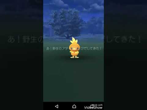 【ポケモンＧＯ】アチャモの捕獲方法の一例。