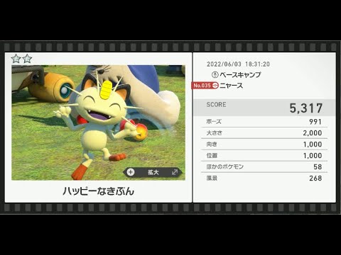 Newポケモンスナップ　★2ニャース【5317】