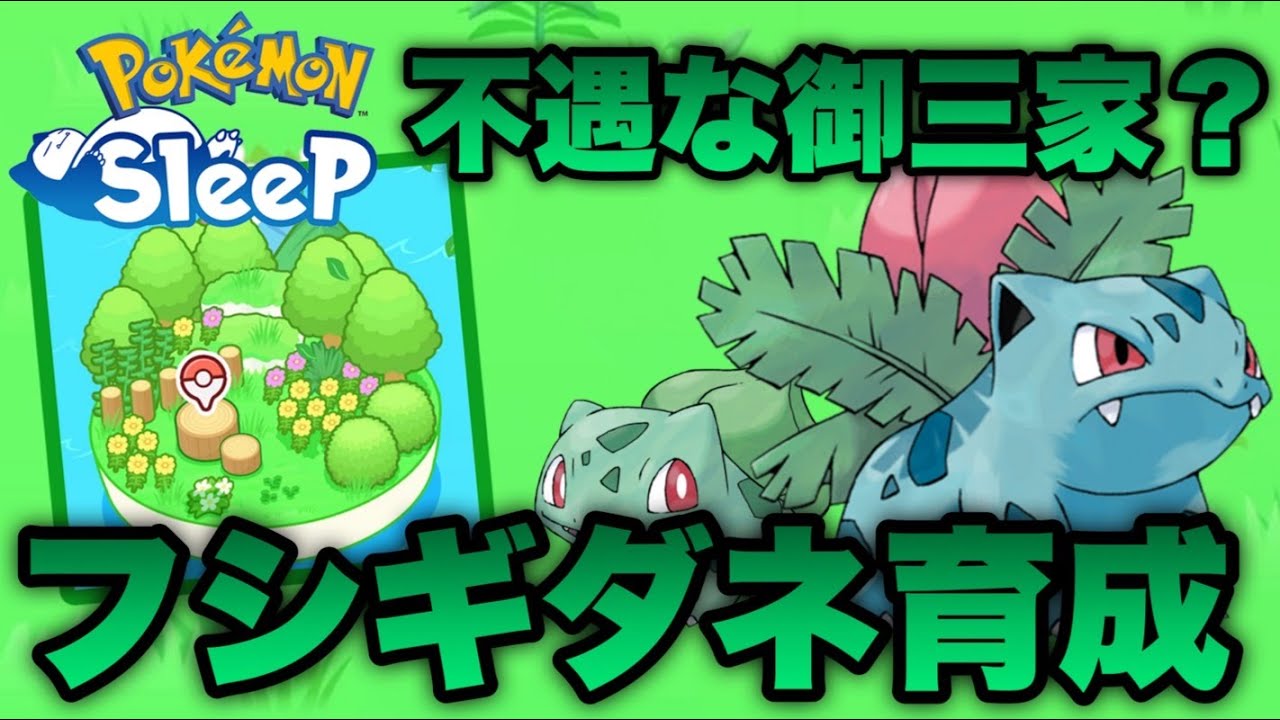 ワカクサ本島で厳選必須！？フシギダネを育成することに決めました！フシギバナも強いんだぞ【ポケモンスリープ/安心院幽】