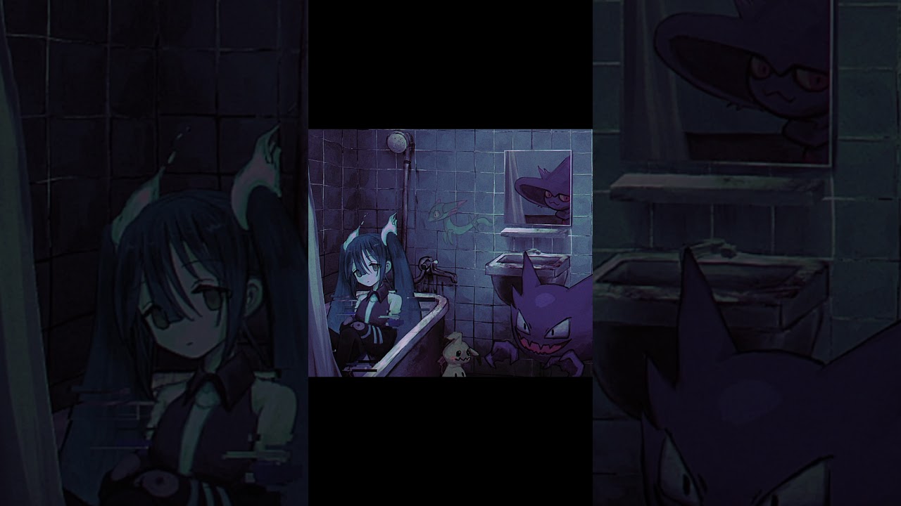 #shorts  [手描き] ゴーストミクとゴーストポケモン👻　#ポケミク