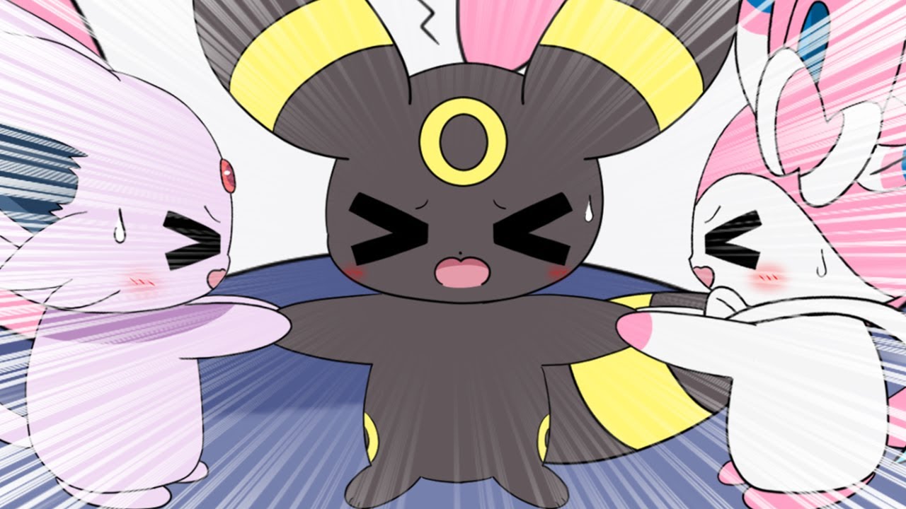 【ポケモンアニメ】ミニニンフィア VS ミニエーフィ！！ミニブラッキー争奪戦(後編)