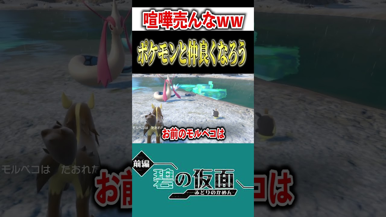 【碧の仮面】うちの可愛いグラエナちゃん　#shorts #ポケモンSV　#色違い縛り旅