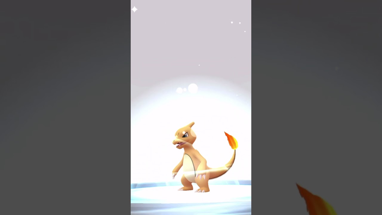 【ポケモンGO】色違いヒトカゲ➡︎リザードン【コミュデイ2023年9月復刻】 #shorts