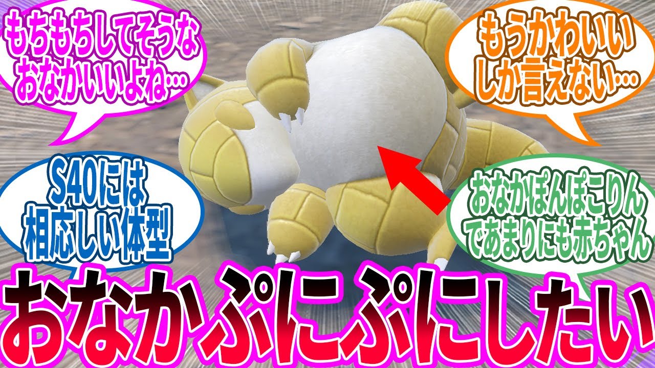 サンド ← こんな無防備な寝方して…に対するトレーナー の反応集【ポケモン 反応集】