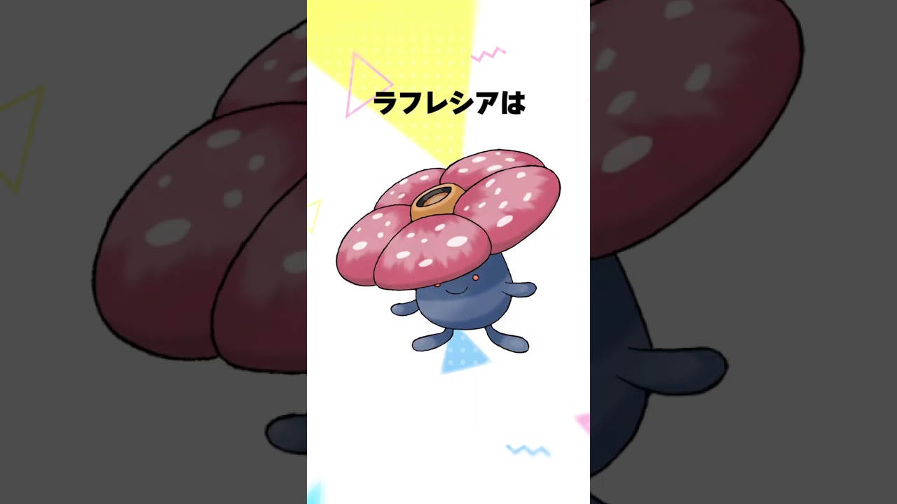 【ポケモン】ラフレシア系統に関する豆知識 #shorts #ポケモン #雑学