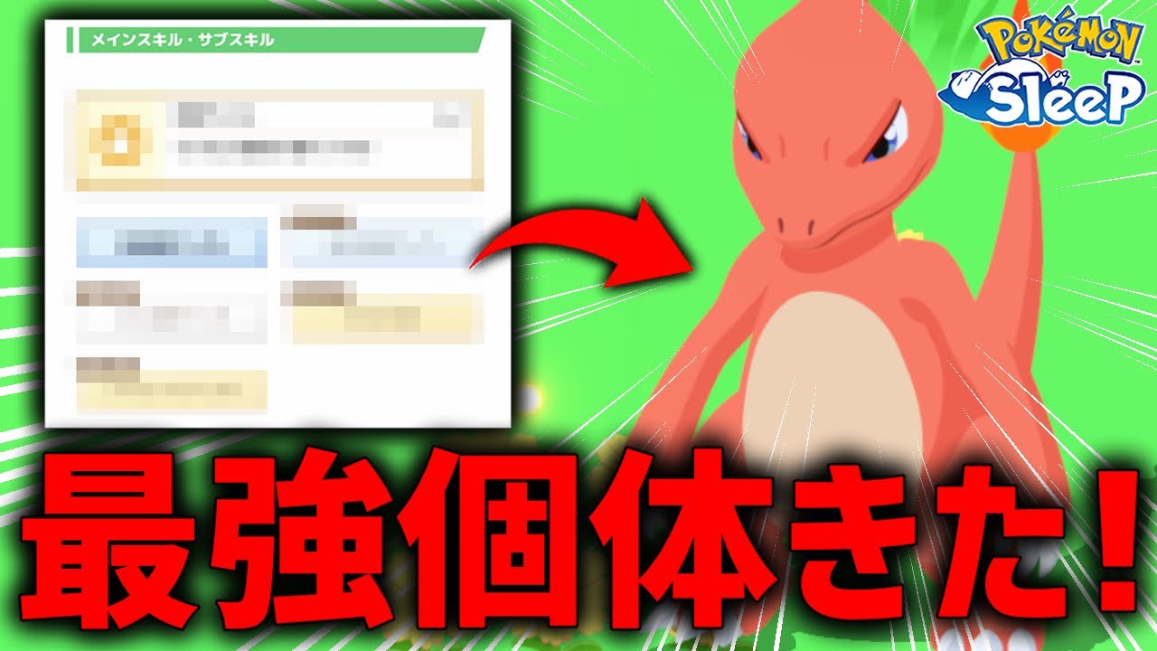 遂に最強のリザード捕獲したから見てくれ【ポケモンスリープ】