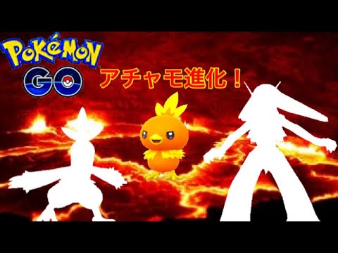ポケモンGO アチャモ進化！