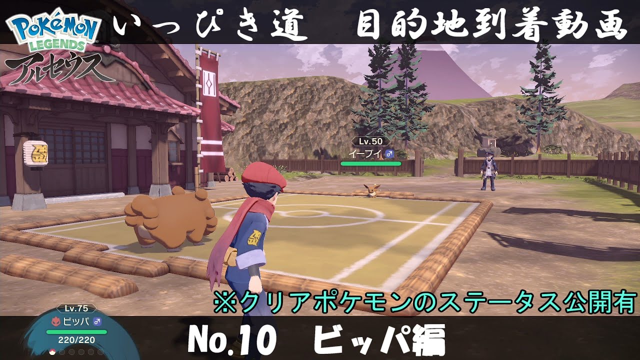 【いっぴき道攻略】No.10 ビッパ編【Pokémon LEGENDS アルセウス】