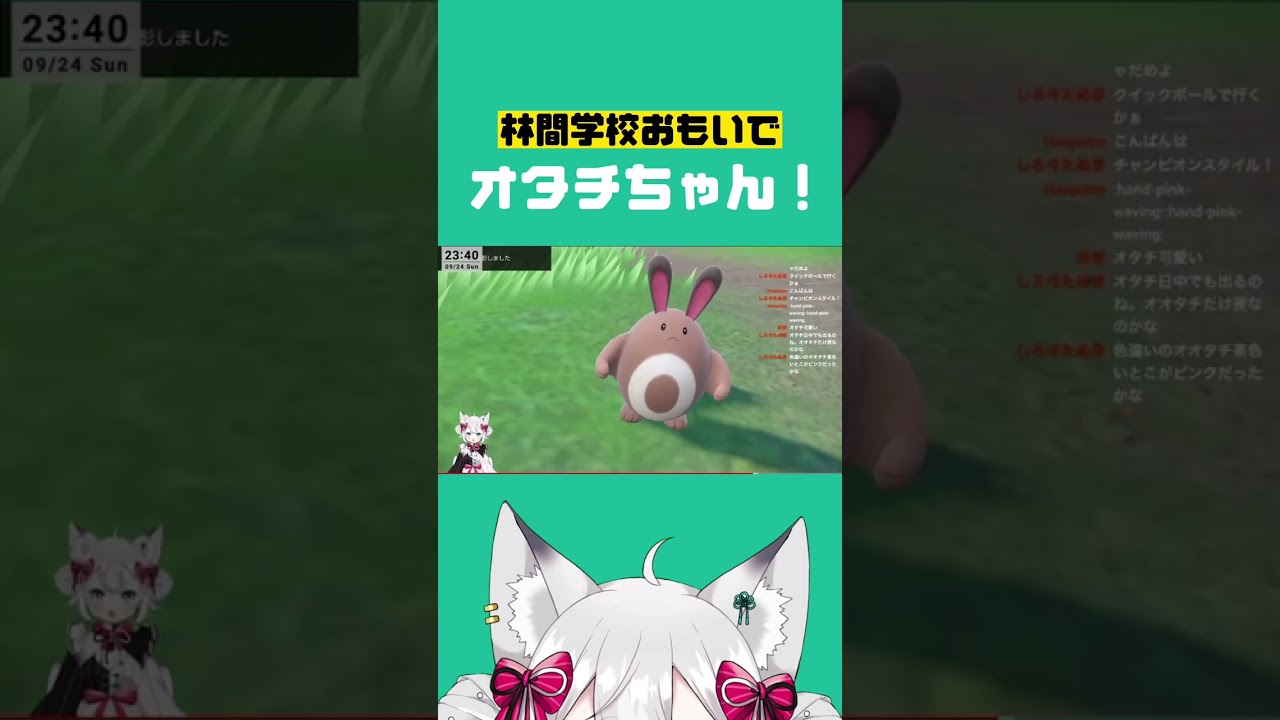 【毎日更新２日目】ポケモンSV 碧の仮面 日記 オタチに大興奮 #shorts