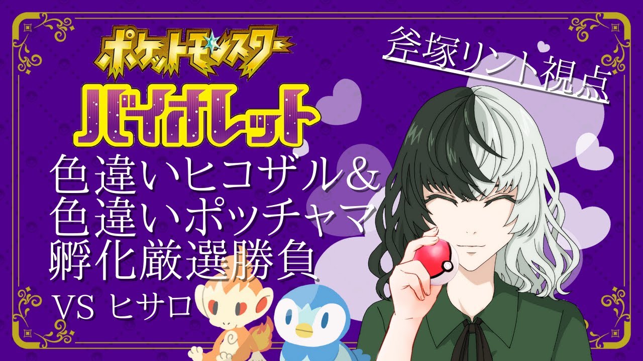 【ポケモンSV】まさかの2匹連続。色違いヒコザル＆ポッチャマ孵化厳選勝負！