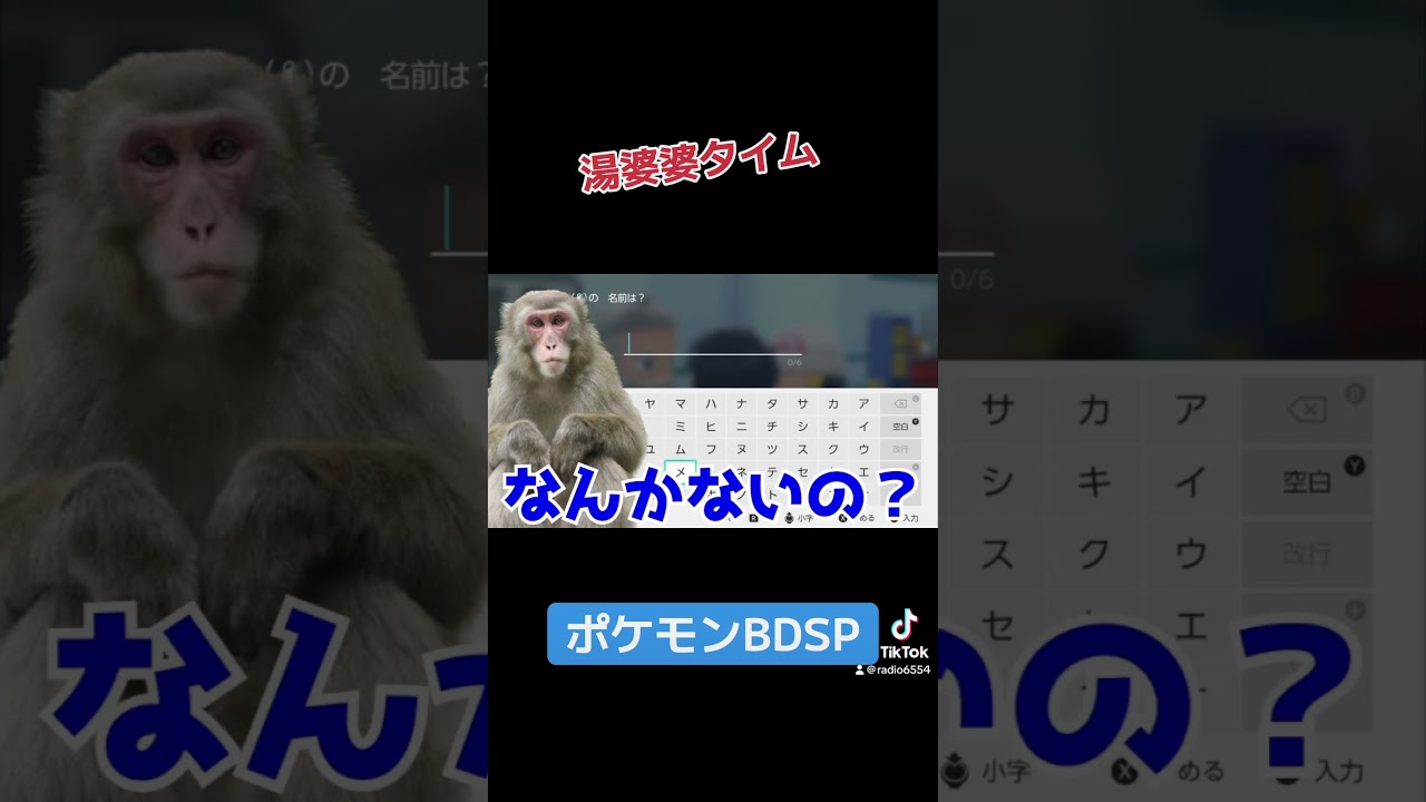 なぜそうなった？ってなるポケモンの名付け方。ヒコザル編　#ゲーム実況 #ポケモンbdsp #short