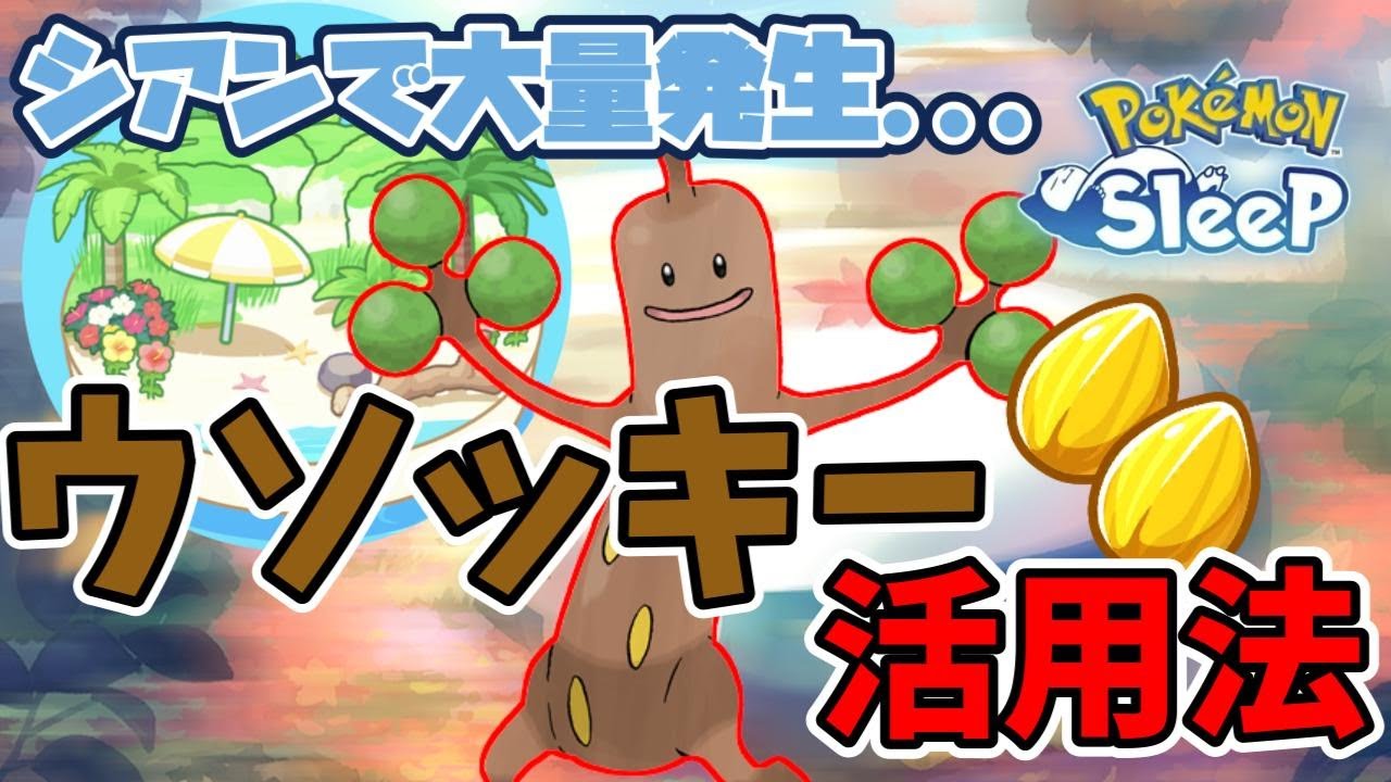 ネタにされがちなウソッキー...ベストな活用法を紹介します!!【ポケモンスリープ】【pokémon sleep】