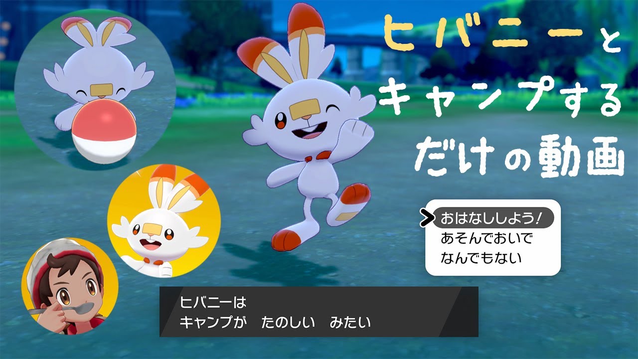 ヒバニーとキャンプで遊ぶ