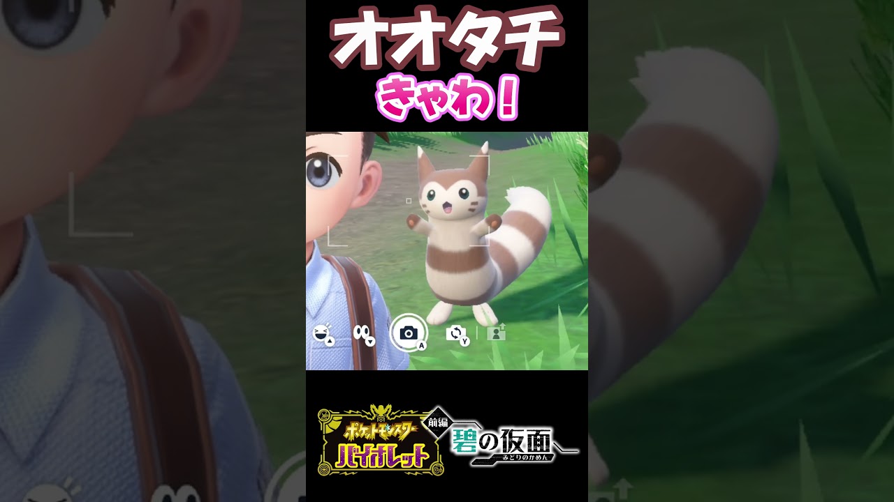 えぇ？！オオタチきゃわ！！！DLCポケモン『オオタチ』の可愛さに感動するスナザメ【ポケモンSV】 #Shorts #切り抜き #碧の仮面 #ゼロの秘宝 #ポケモンSV #スナザメ