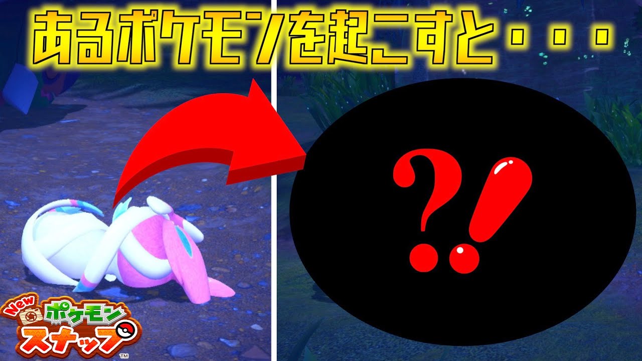 あるポケモンを起こしてからニンフィアを起こすと・・・夜の公園の起きたニンフィアを見る条件とは？【newポケモンスナップ】【攻略】