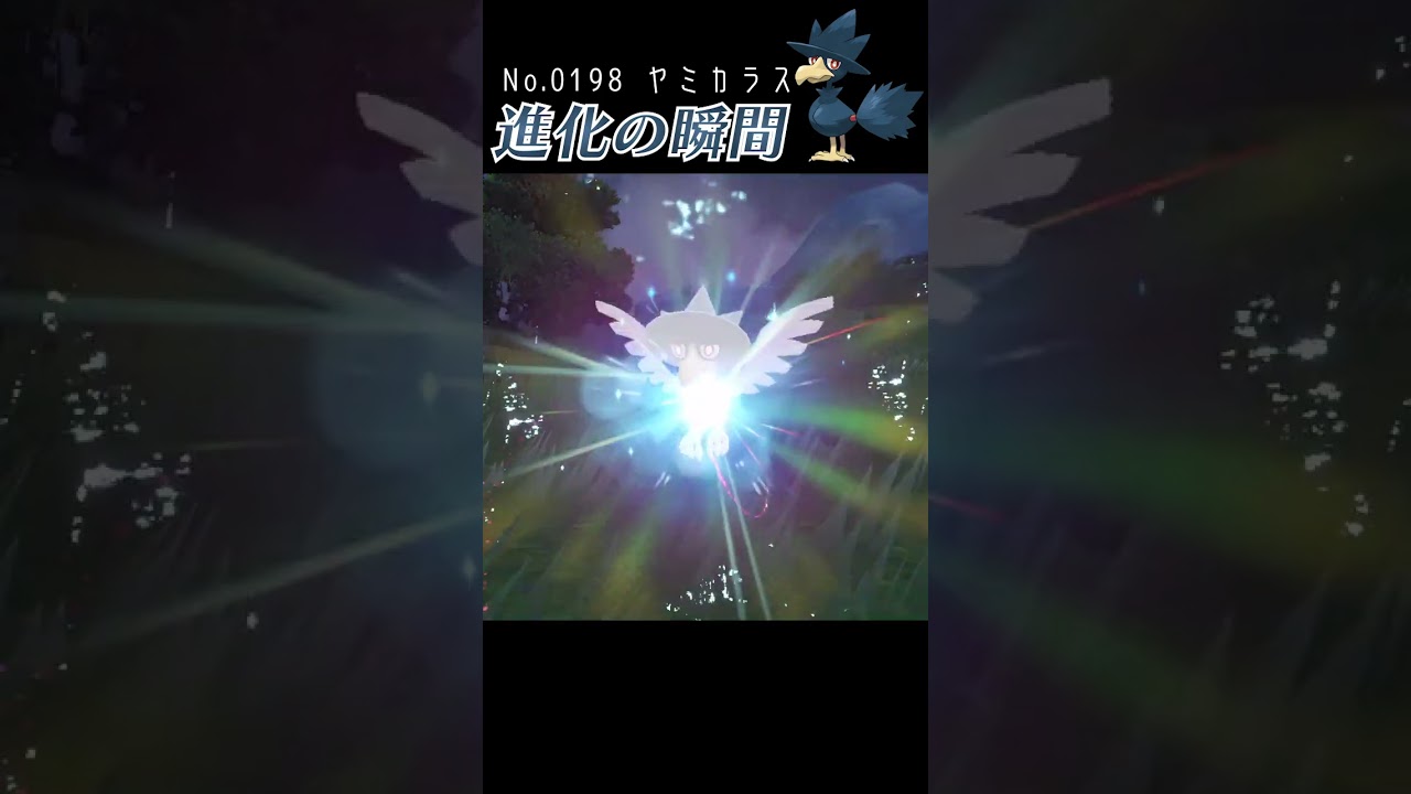 【バイオレット】ヤミカラス 進化の瞬間 #shorts