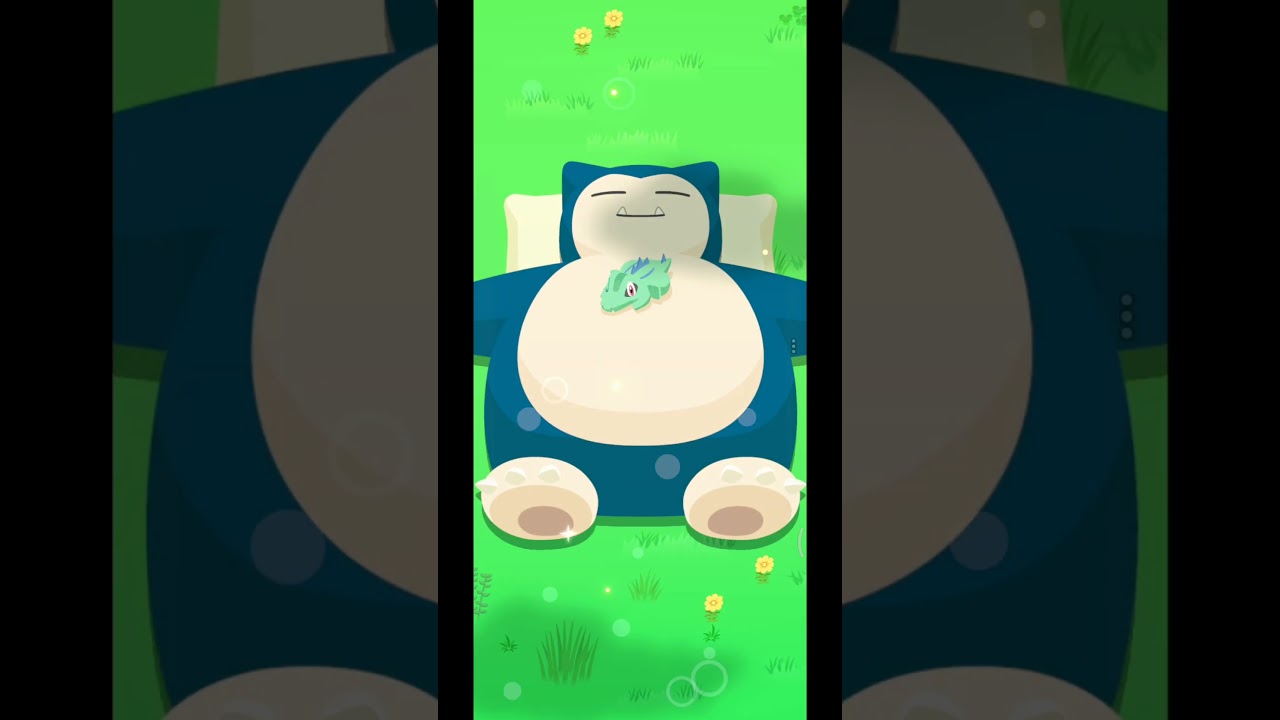 ワニノコ色違い「おなかのうえ寝」｜ポケモンスリープ