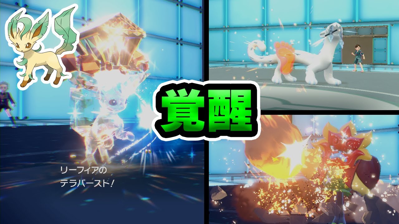 リーフィア大活躍！今しか見られないゾ【ポケモンSV】