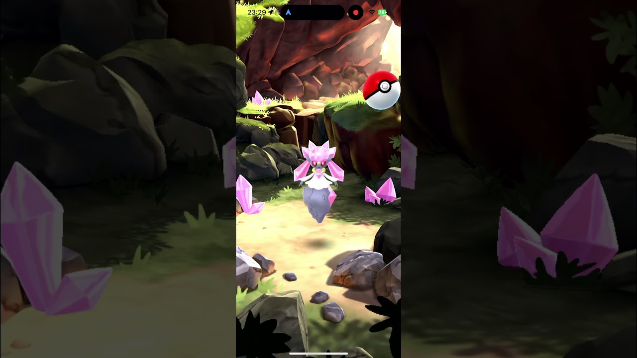 【ポケモンGO】ディアンシーゲットしてをメガシンカ！/Diancie MEGA evolution！#shorts