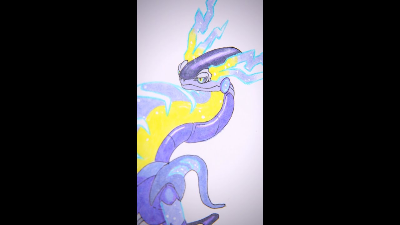 【公式】ミライドンの絵を描いていると……!? #shorts