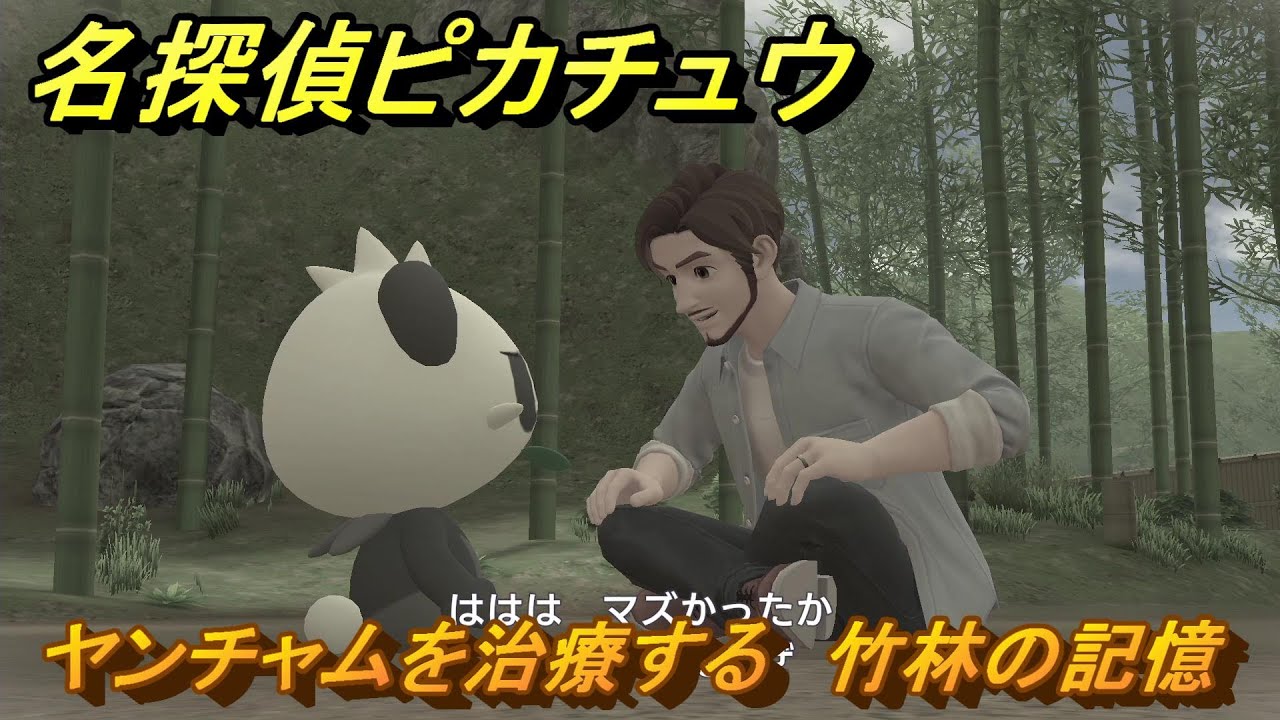 名探偵ピカチュウ　ヤンチャムを治療する　ハリー編　竹林の記憶　ストーリー攻略　＃８８　【帰ってきた名探偵ピカチュウ】