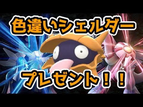 色違いシェルダー抽選で１名にプレゼント！！