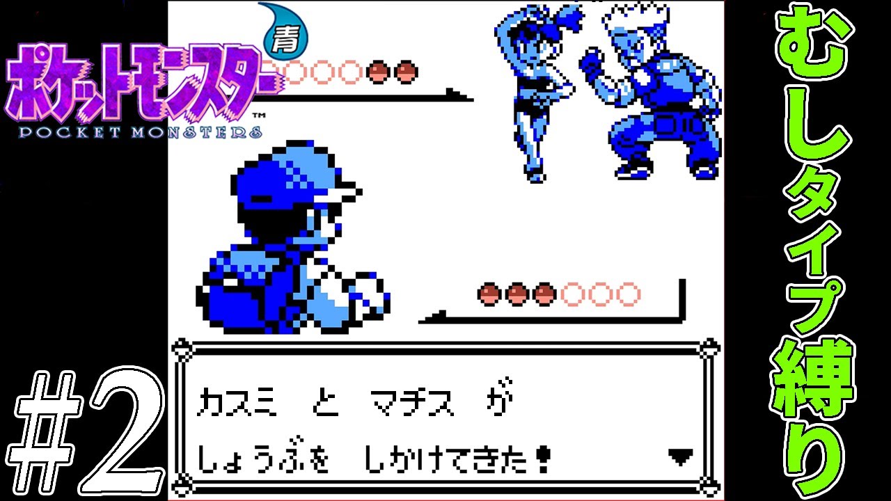 【ゆっくり実況】ポケモン（青）をむしタイプだけでクリアする　part2
