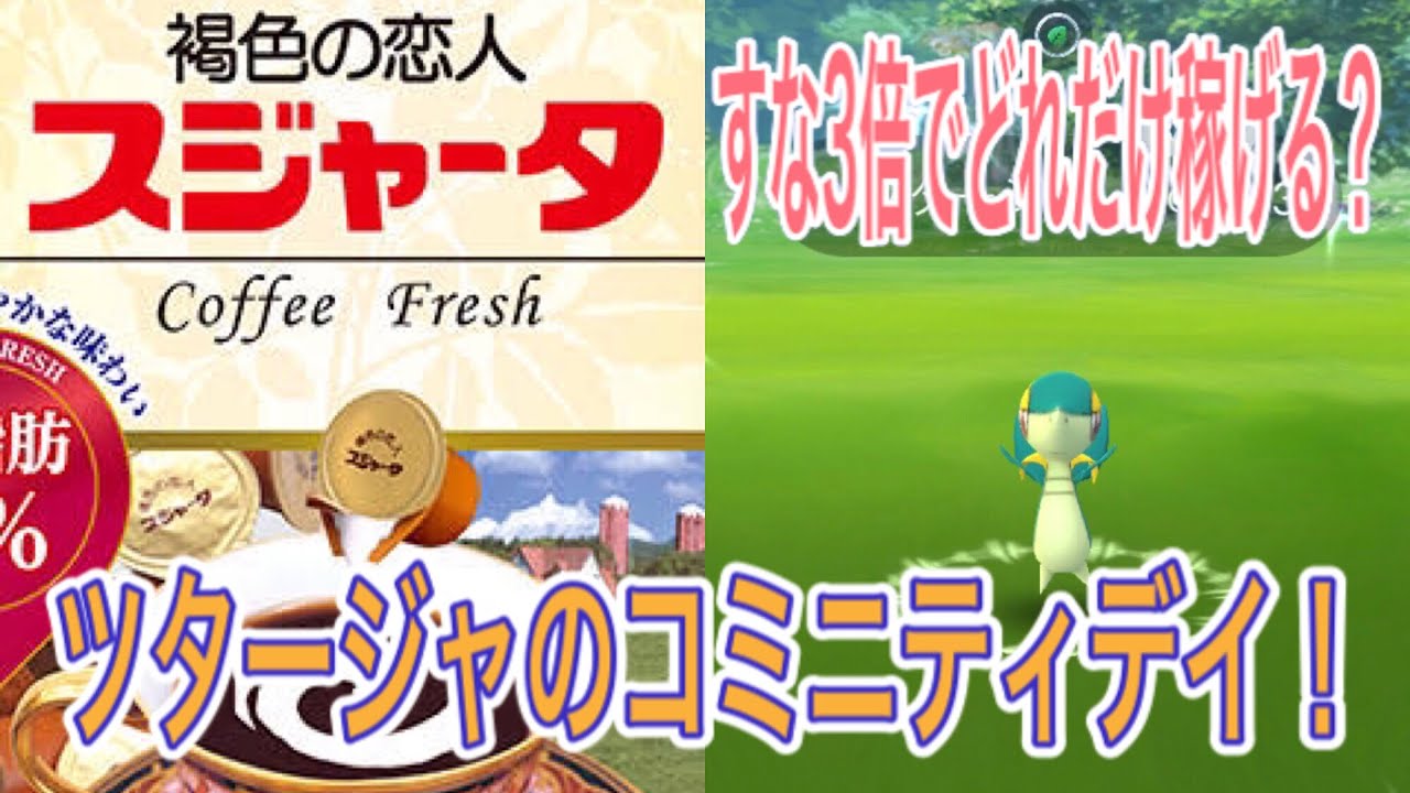 【ポケモンGO】ほしのすな3倍！ツタージャのコミニティデイ！【Pokémon GO】